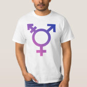 Trans Pride Symbool T-shirt (Voorkant)
