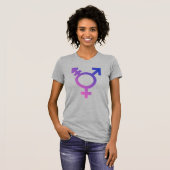 Trans Pride Symbool T-shirt (Voorkant volledig)