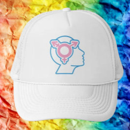 Trans Pride Symbool Trucker Hoed Pet