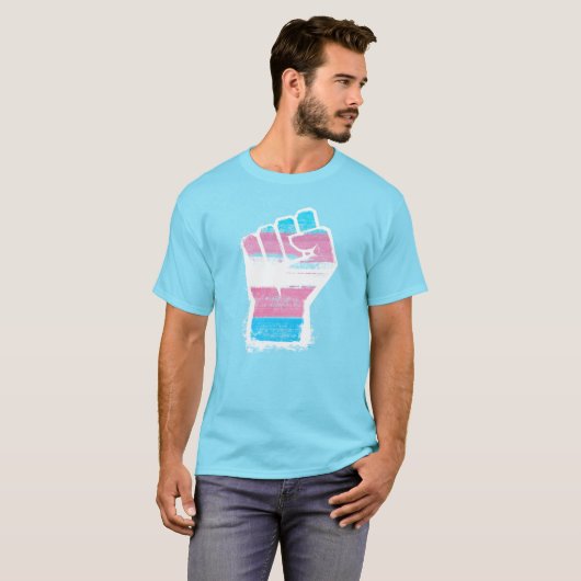 Trans Pride T-shirt (Voorkant volledig)