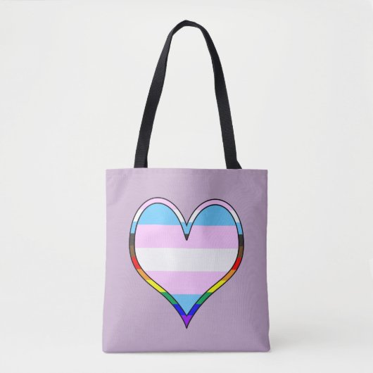 Trans Pride Tote Bag (Voorkant)