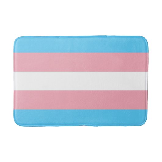 Trans Pride (Transgender Pride) Vlag Badmat (Voorkant)