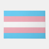Trans Pride (Transgender Pride) Vlag Deurmat (Voorkant)