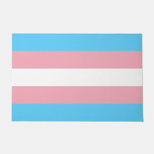 Trans Pride (Transgender Pride) Vlag Deurmat (Voorkant)