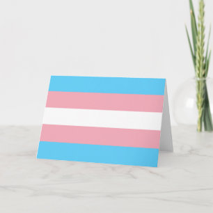 Trans Pride (Transgender Pride) Vlag Kaart