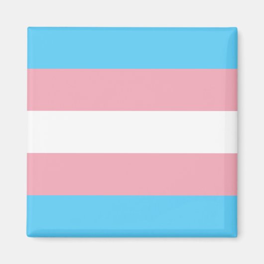 Trans Pride (Transgender Pride) Vlag Magneet (Voorkant)