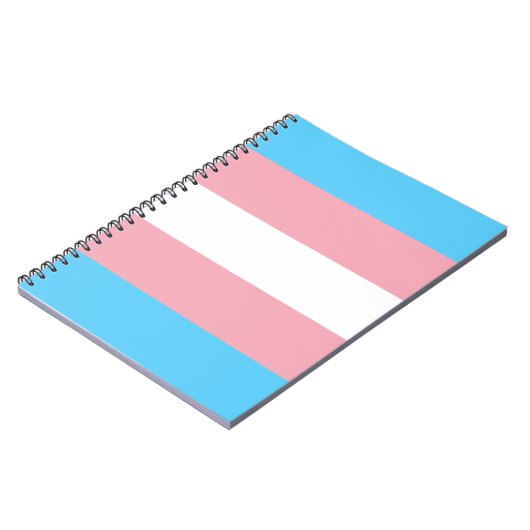 Trans Pride (Transgender Pride) Vlag Notitieboek (Linkerzijde)