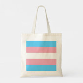 Trans Pride (Transgender Pride) Vlag Tote Bag (Achterkant)