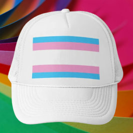 Trans Pride Trucker Hat: Richt gelijkheid naar vor Pet