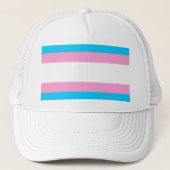 Trans Pride Trucker Hoed: Rij voor Gelijkheid Pet (Voorkant)