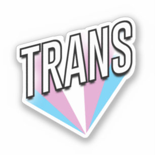 Trans Pride-uitbarsting Trans Sticker