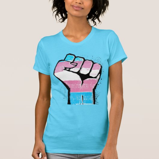 Trans Pride Verzet T-shirt (Voorkant)