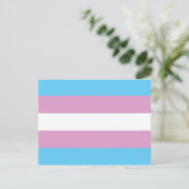 Trans Pride-vlag - (2) Briefkaart (Staand voorkant)