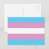 Trans Pride-vlag - (2) Briefkaart (Voorkant / Achterkant)