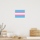 Trans Pride-vlag - (2) Poster (Keuken)
