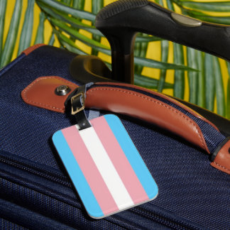 Trans Pride Vlag Bagagelabel