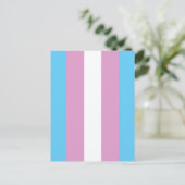 Trans Pride-vlag Briefkaart (Staand voorkant)