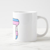 Trans Pride-vlag Chai Grote Koffiekop (Rechts)