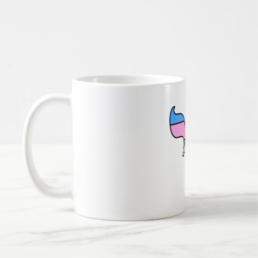 Trans Pride-vlag Chai Koffiemok (Links)