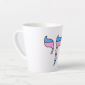Trans Pride-vlag Chai Latte Mok (Linkerhoek)