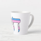 Trans Pride-vlag Chai Latte Mok (Rechterhoek)