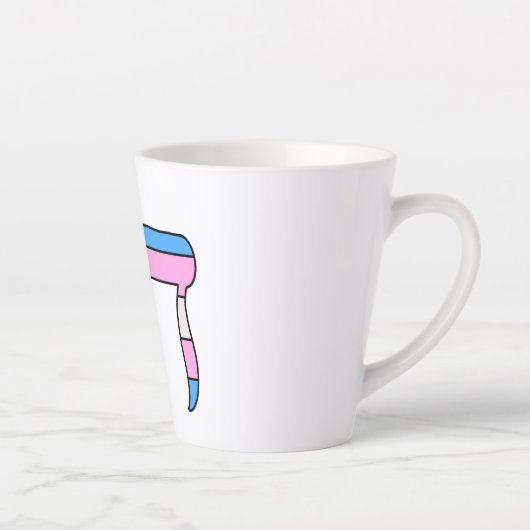 Trans Pride-vlag Chai Latte Mok (Rechts)