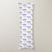 Trans Pride-vlag Chai Lichaamskussen (Voorkant Verticaal)