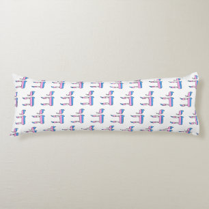 Trans Pride-vlag Chai Lichaamskussen