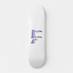 Trans Pride-vlag Chai Persoonlijk Skateboard