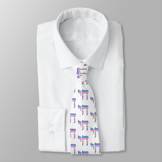 Trans Pride-vlag Chai Stropdas (Gebonden)
