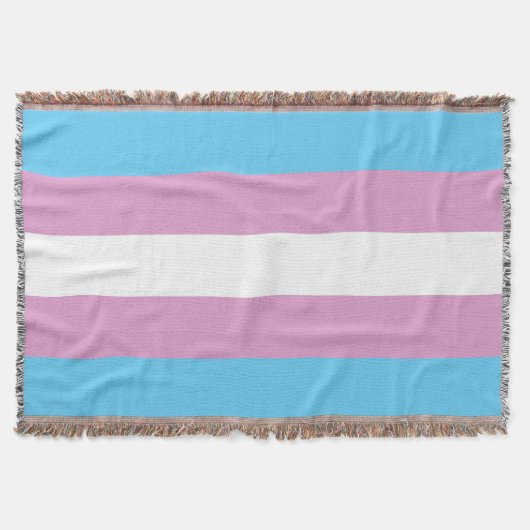 Trans Pride-vlag Deken (Voorkant)