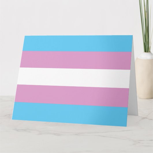 Trans Pride-vlag Kaart (Voorkant)