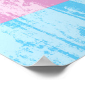 Trans Pride-vlag Poster (Hoek)