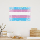 Trans Pride-vlag Poster (Keuken)