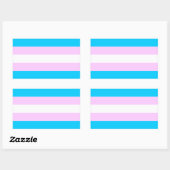 Trans pride vlag stickers (Vel)