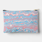 Trans Pride Vlag Trippy Boho Groovy Golvende Strep Etui (Achterkant)