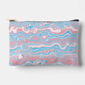 Trans Pride Vlag Trippy Boho Groovy Golvende Strep Etui (Voorkant)