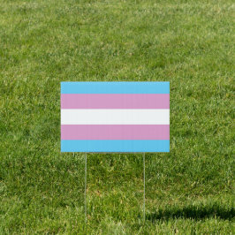 Trans Pride Vlag Tuinbord
