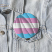 TRANS PRIDE VLAG WAVY DESIGN - 2014 PRIDE RONDE BUTTON 4,0 CM (In situ)