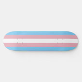 Trans Pride Vlagskateboard Persoonlijk Skateboard (Horizontaal)