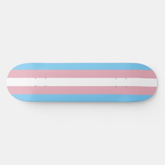 Trans Pride Vlagskateboard Persoonlijk Skateboard (Horizontaal)