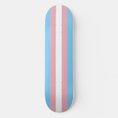 Trans Pride Vlagskateboard Persoonlijk Skateboard (Voorkant)