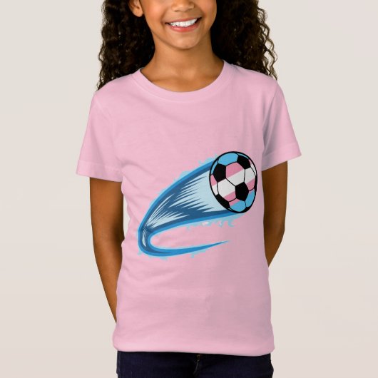 Trans Pride Voetbal Pride T-shirt (Voorkant)