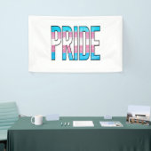 Trans Pride Woord Spandoek (Beurs)