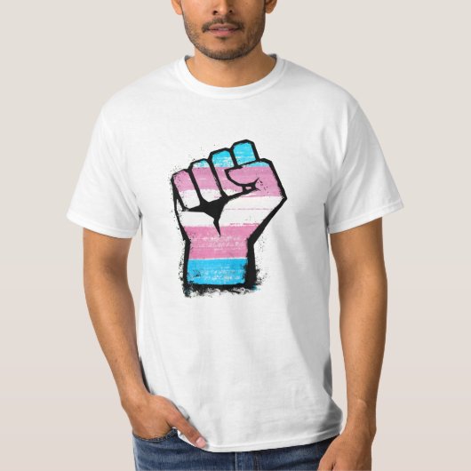 Trans-Protest Fist T-shirt (Voorkant)