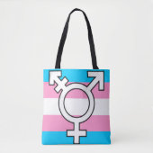 TRANS PROUD LGBTQ TOTE BAG (Voorkant)