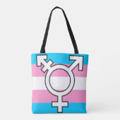 TRANS PROUD LGBTQ TOTE BAG (Achterkant)