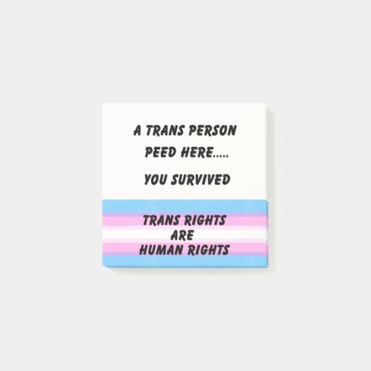 TRANS RECHTEN POST-IT® NOTES (Voorkant)