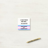 TRANS RECHTEN POST-IT® NOTES (Op bureau)