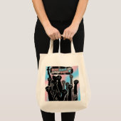 Trans-rechten zijn mensenrechten, eigen macht tote bag (Voorkant (product))